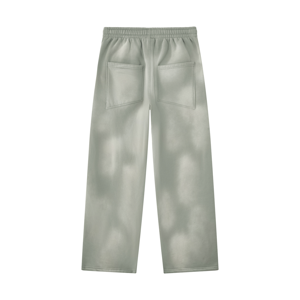 Unisex Sunfade Wide Leg Fleece Sweatpants