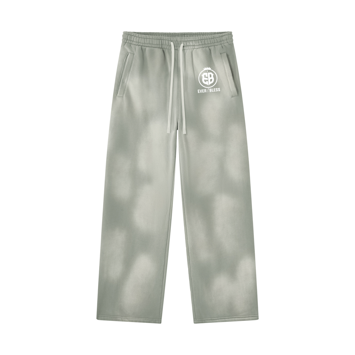 Unisex Sunfade Wide Leg Fleece Sweatpants