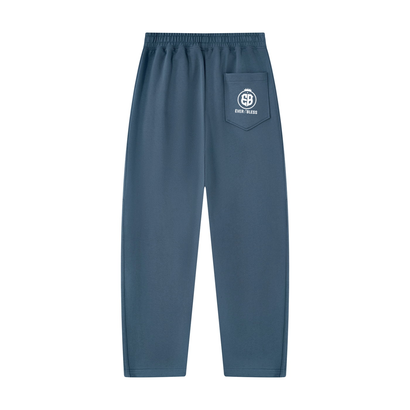 Unisex Tapered Straight Hem Sweatpants