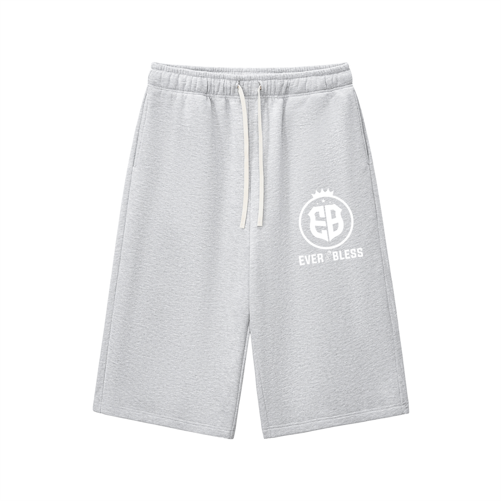 Relaxed Drawstring Three-quarter Sweatpants