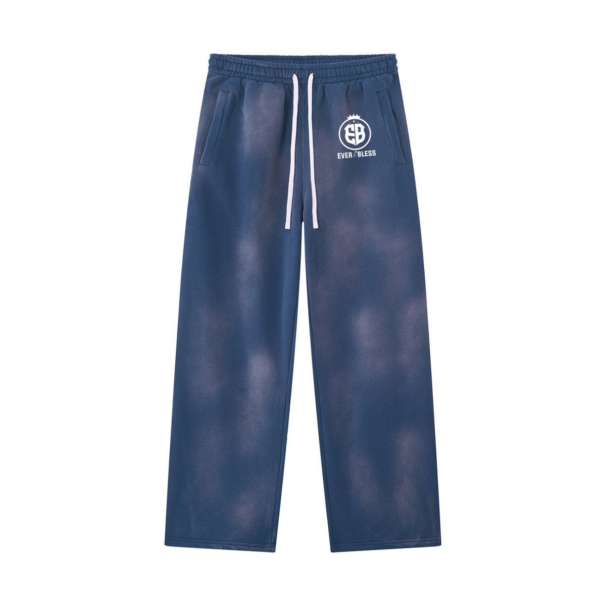 Unisex Sunfade Wide Leg Fleece Sweatpants