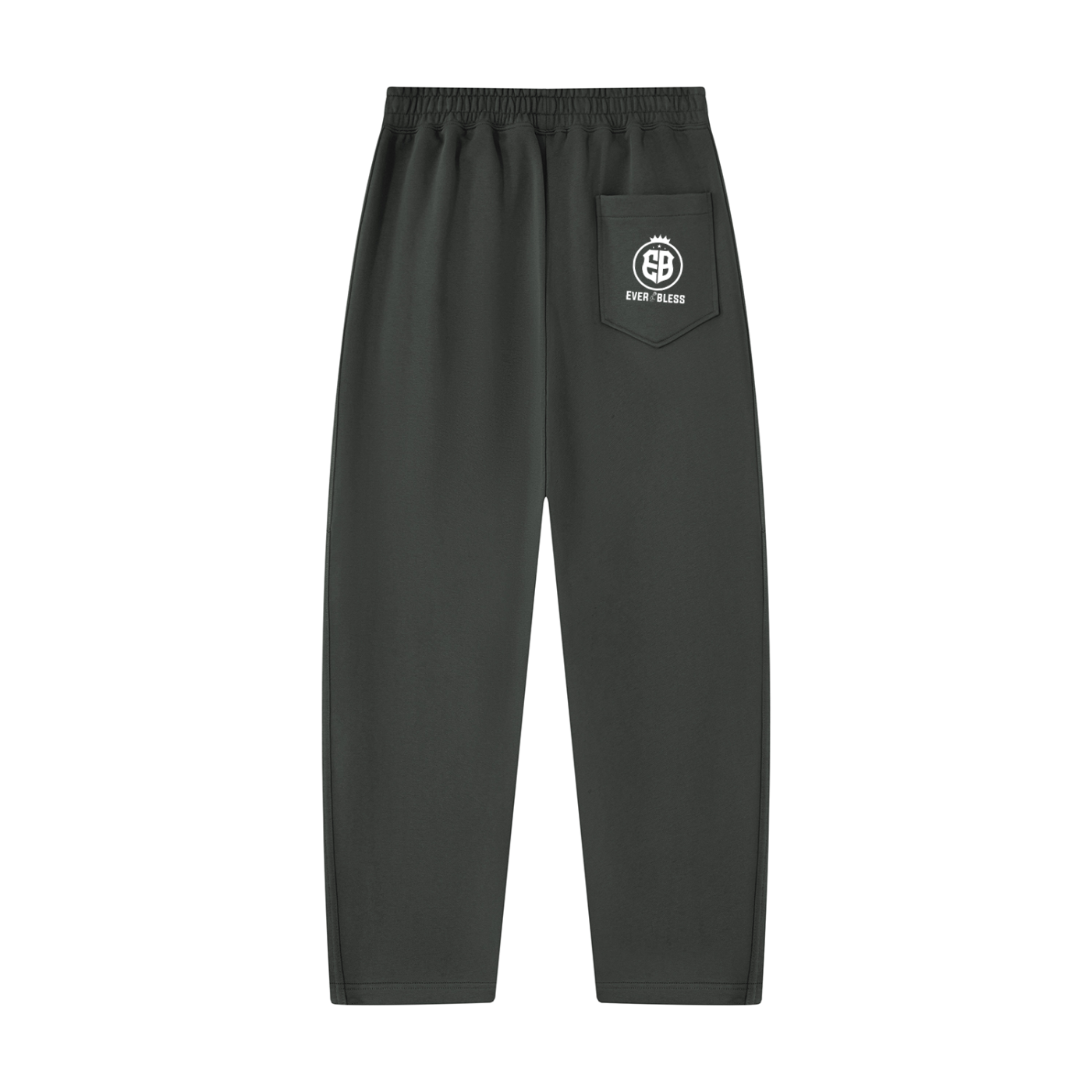 Unisex Tapered Straight Hem Sweatpants