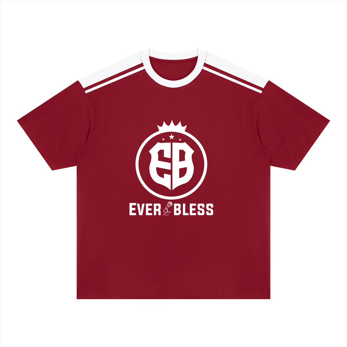 Unisex Color Block Loose T-Shirt
