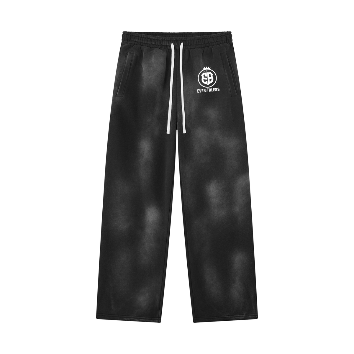 Unisex Sunfade Wide Leg Fleece Sweatpants