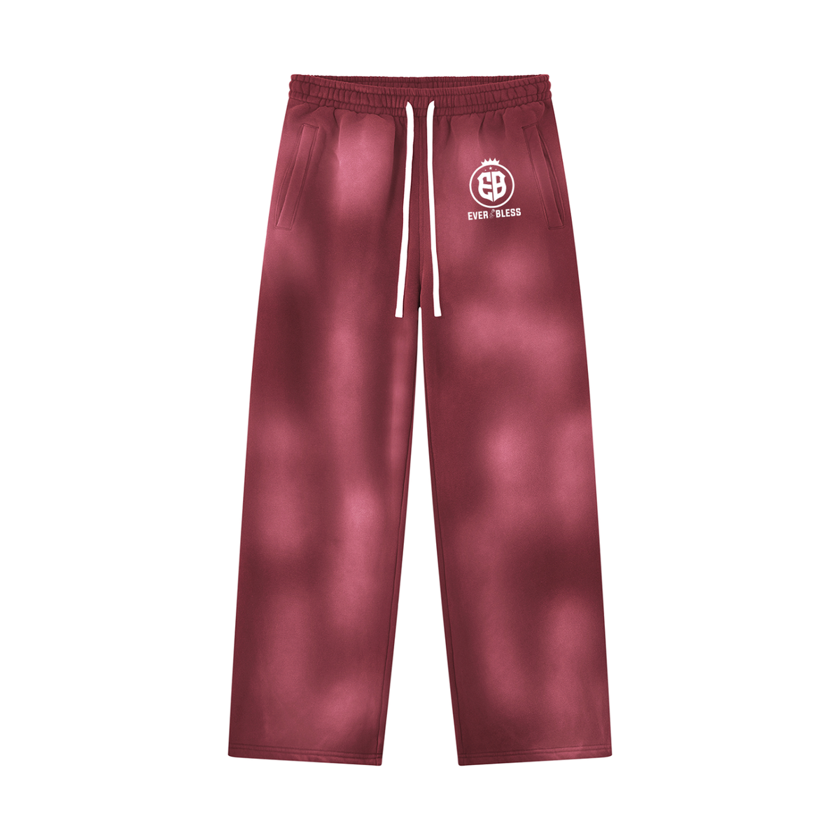 Unisex Sunfade Wide Leg Fleece Sweatpants