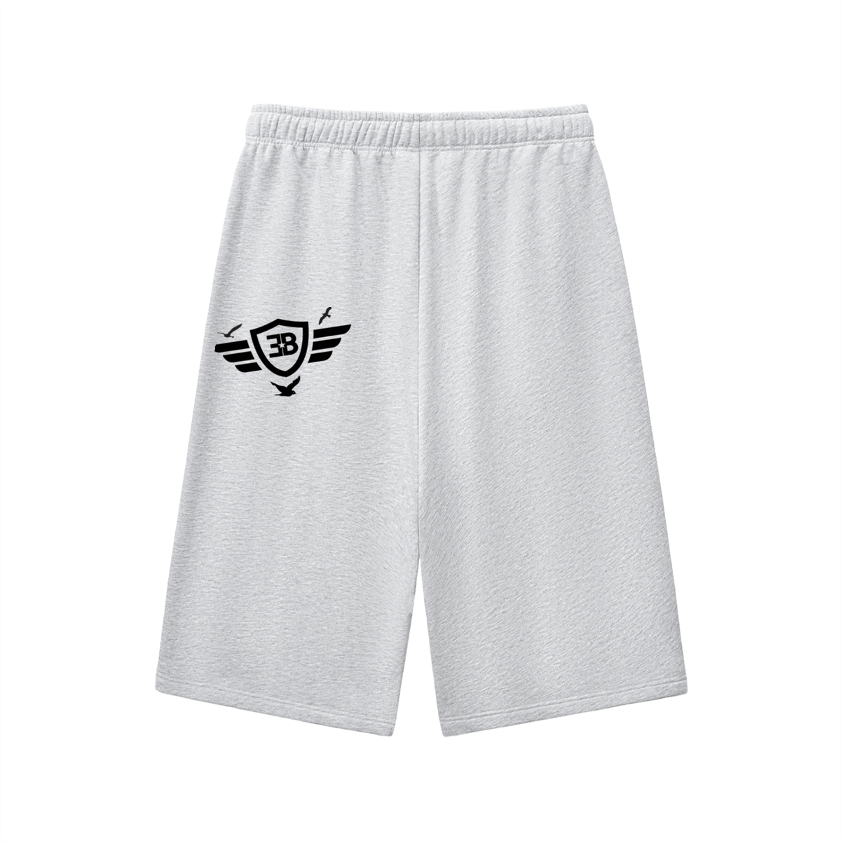 Relaxed Drawstring Three-quarter Sweatpants