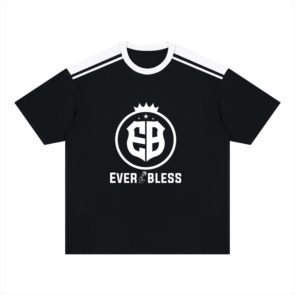 Unisex Color Block Loose T-Shirt