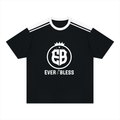 Unisex Color Block Loose T-Shirt